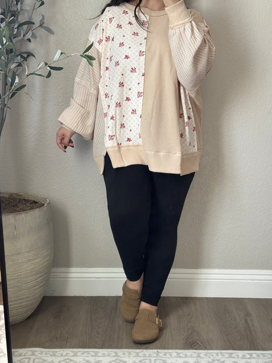 Prairie Roses Pullover
