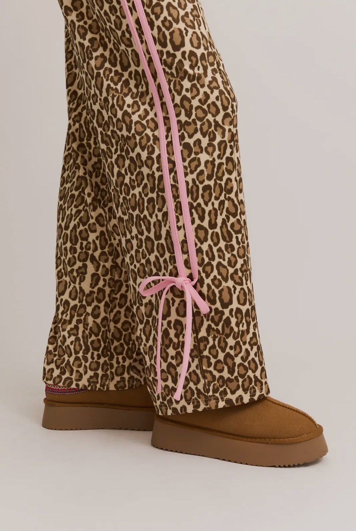 Brittney Track Pants- Leopard