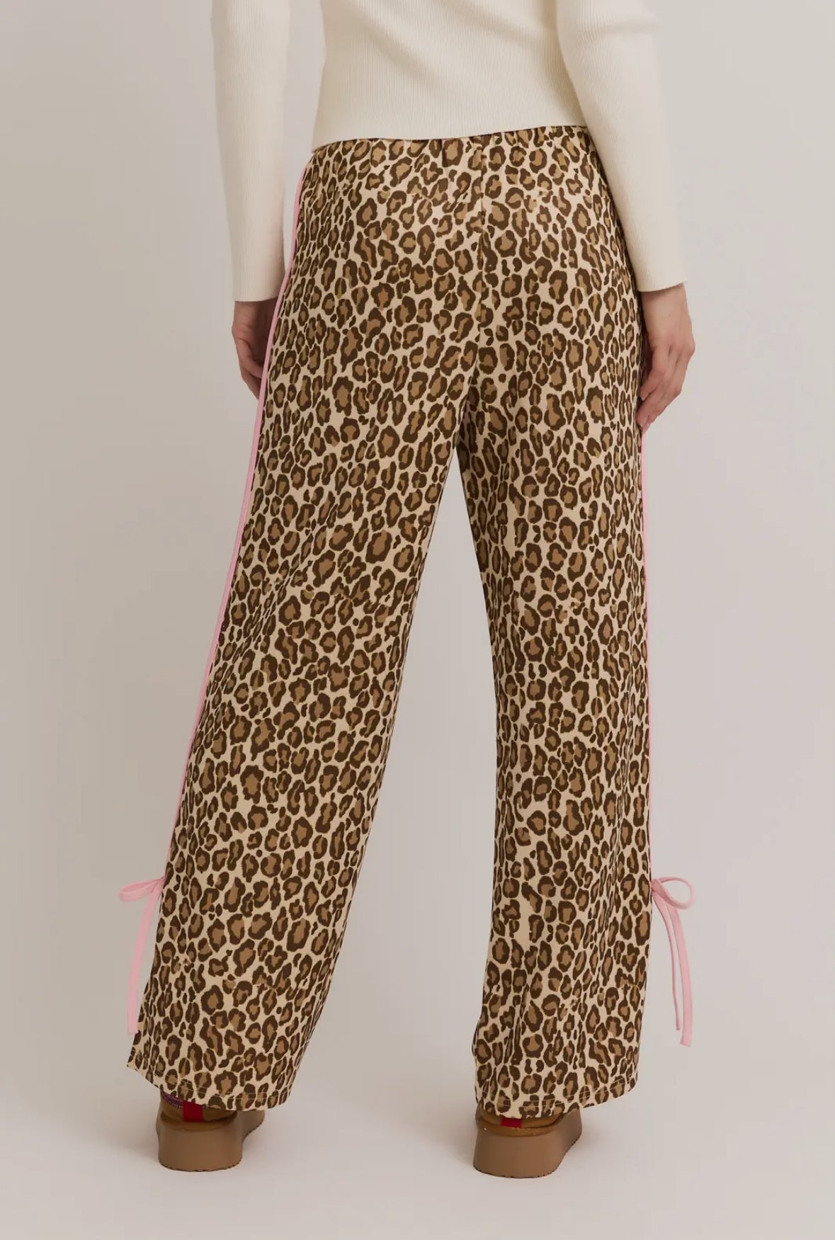 Brittney Track Pants- Leopard