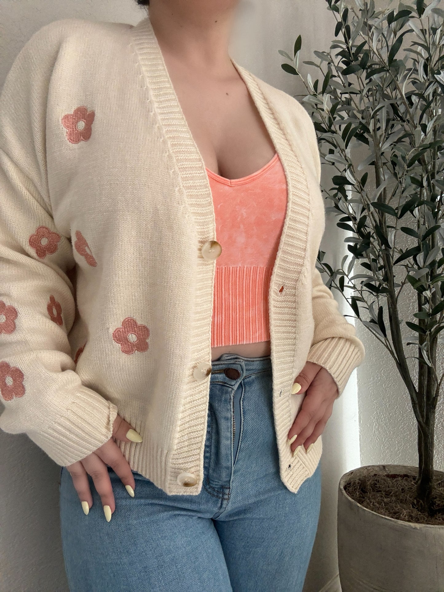 Tess Floral Cardigan