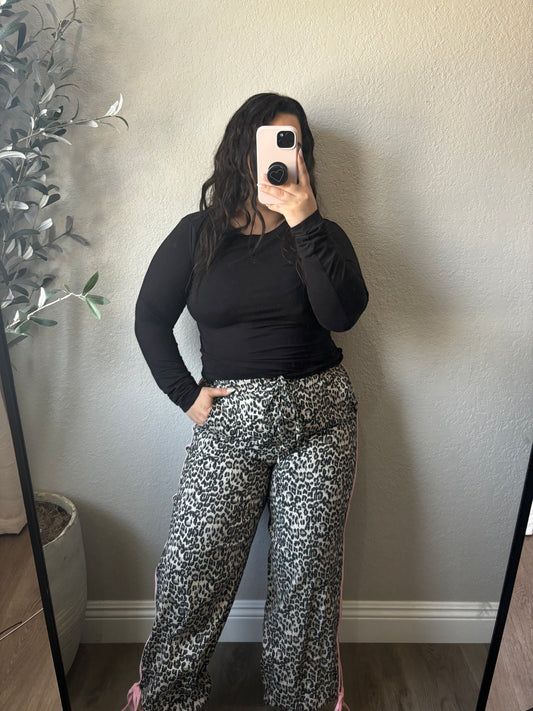 Wild Side Leopard Joggers
