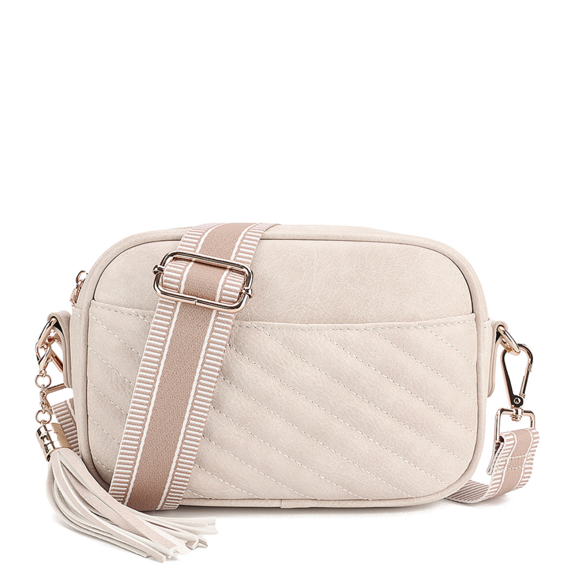 Too Chic Crossbody Bag- Beige