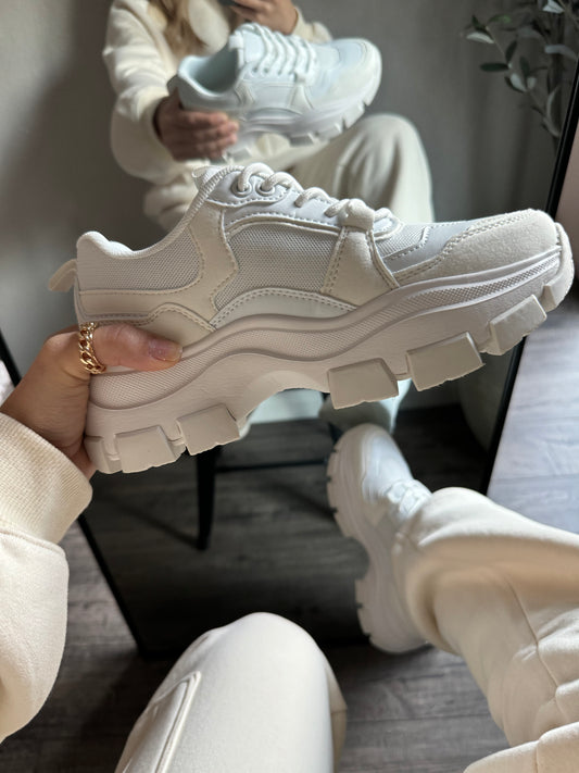Camila Chunky Sneaker (White)