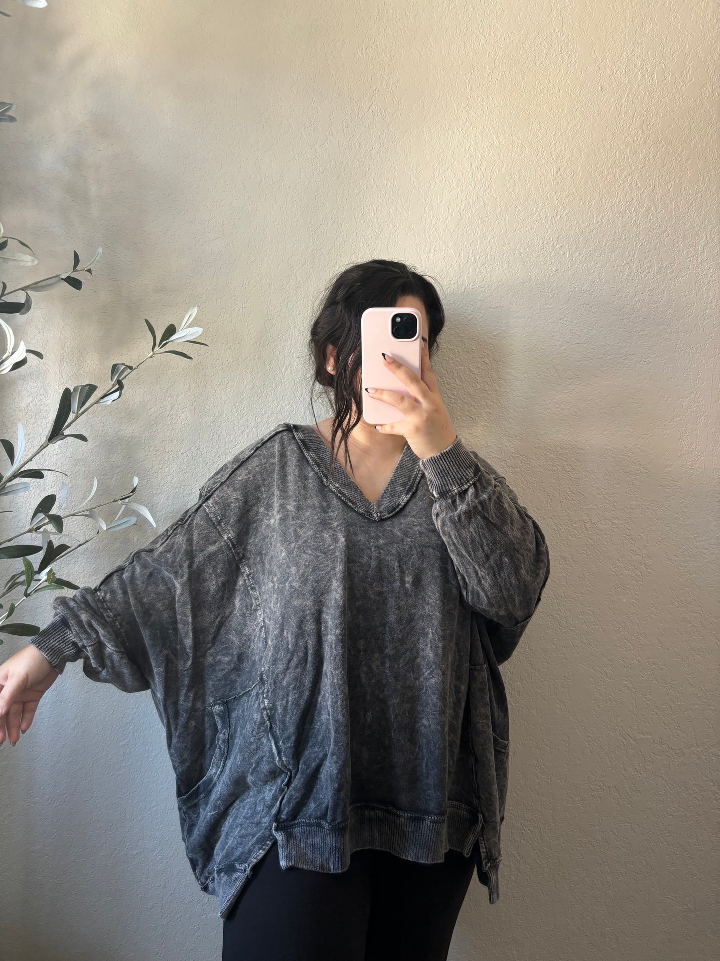 Mineral Wash Pullover