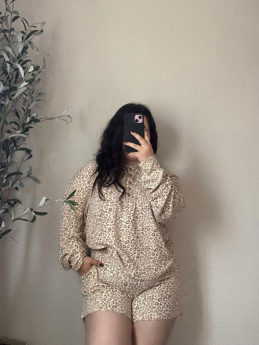 Neutral Instinct Leopard Shorts