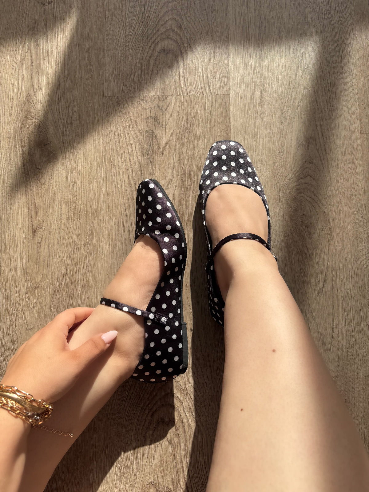 Marilyn Polka Dot Flats