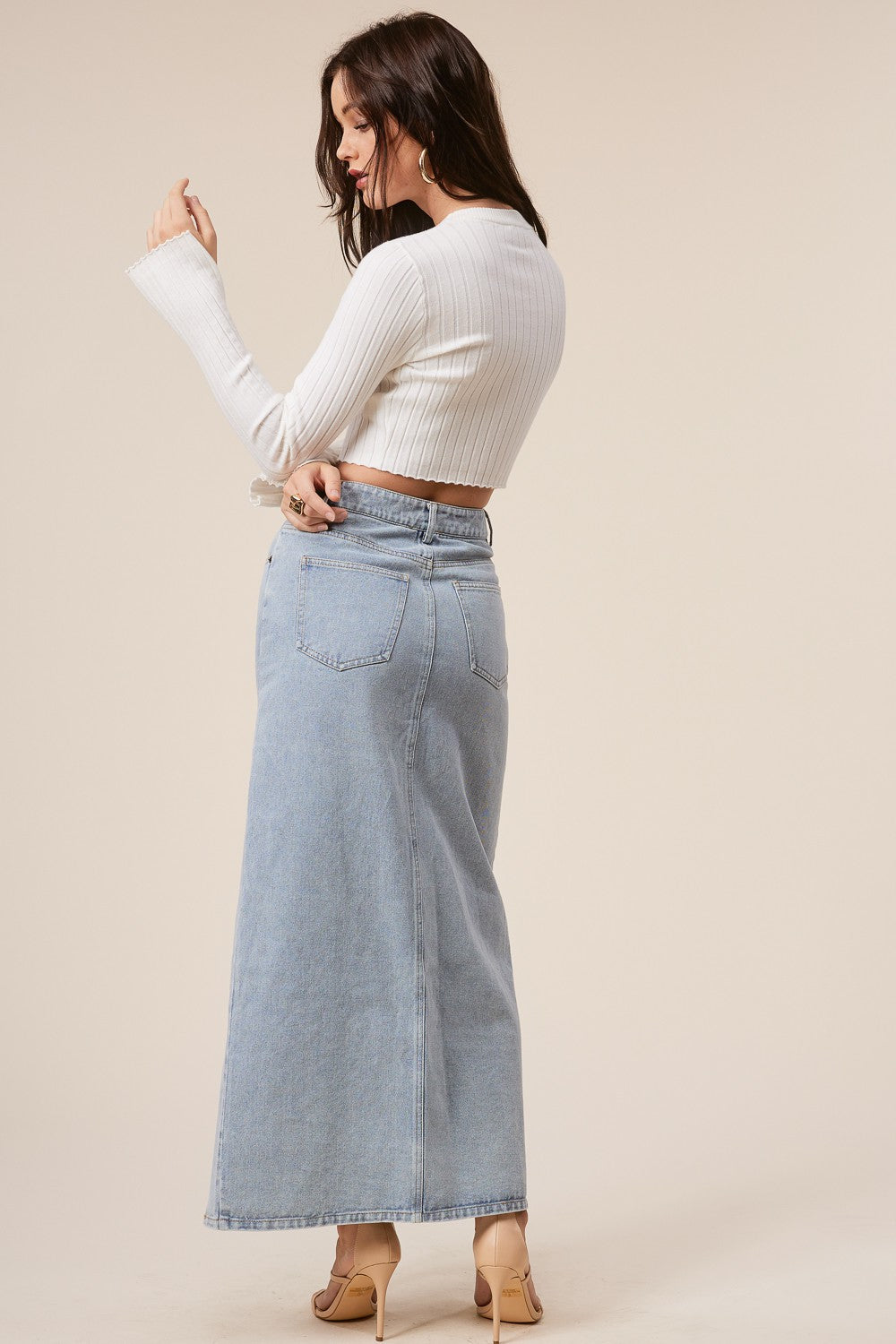 Grace Denim Skirt