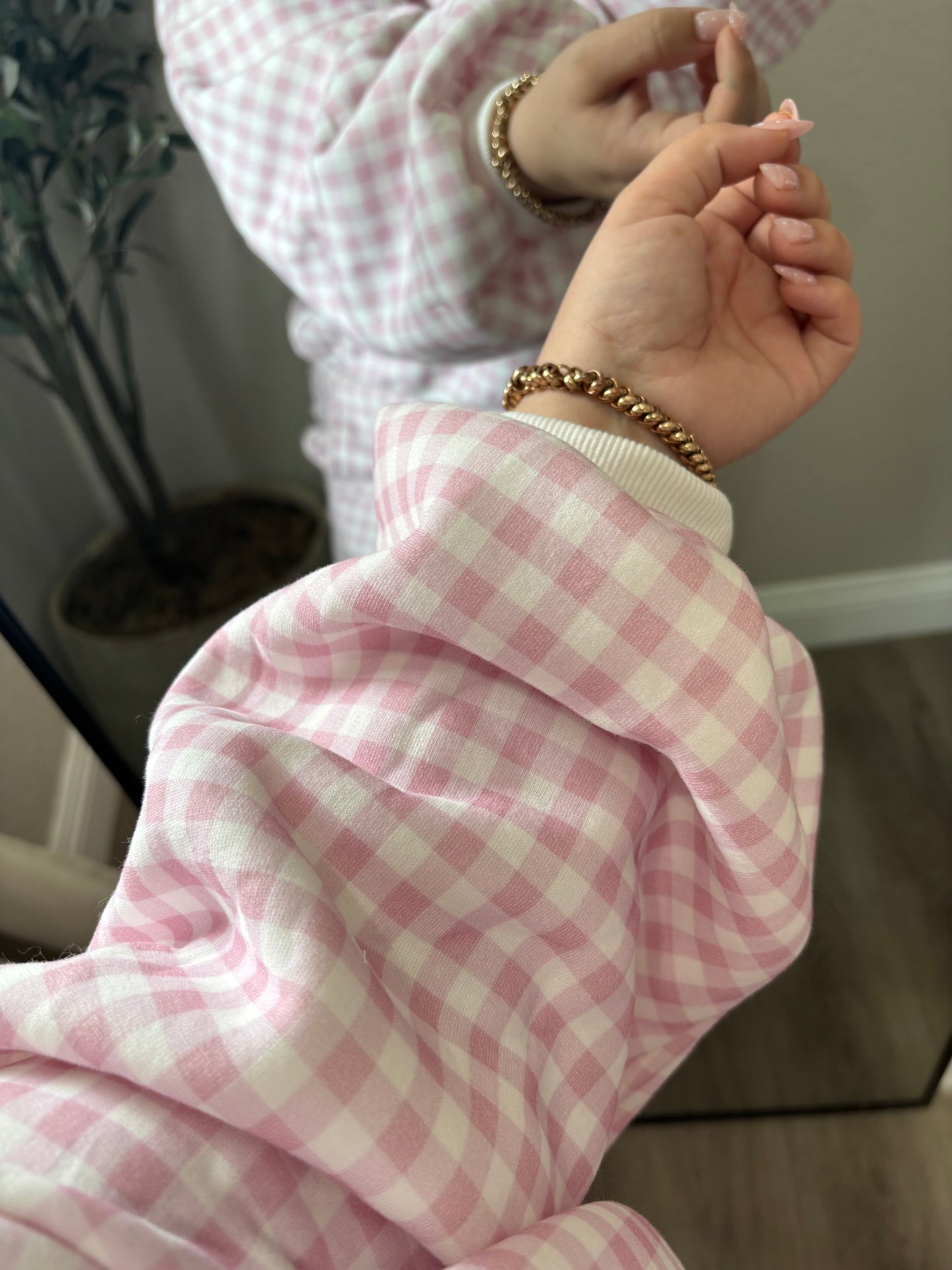 Blushin’ Pink Gingham Set