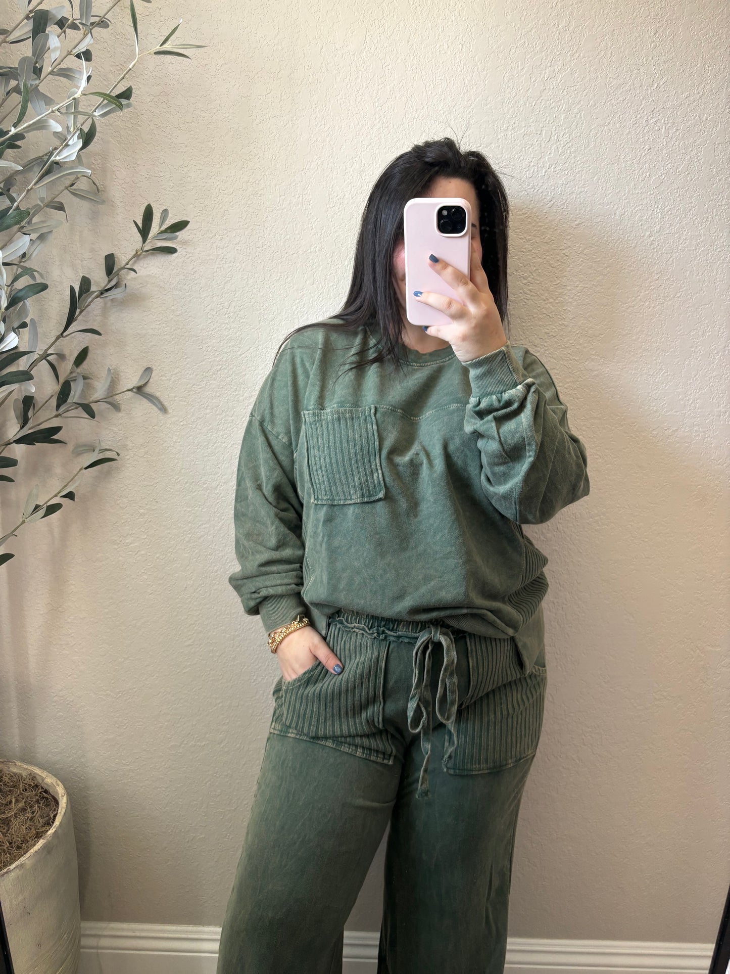 Scarlette Set- Ash Olive