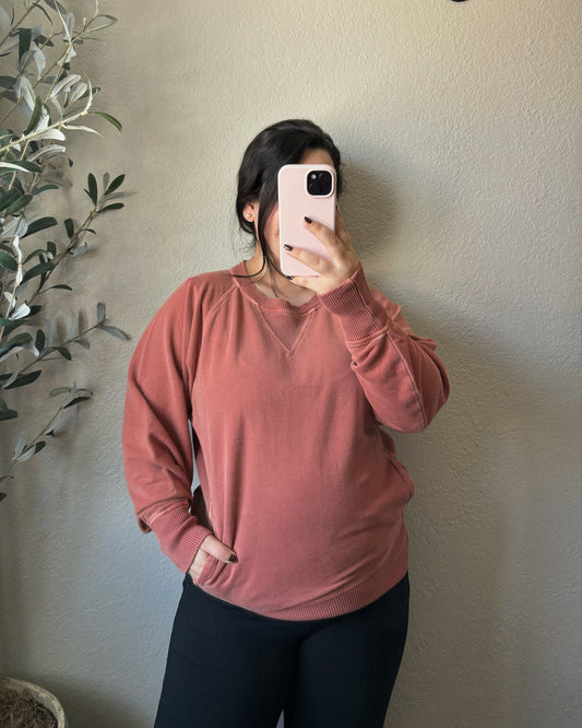 Roxy Pullover- Rust