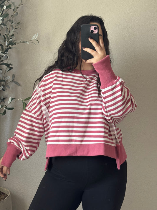 Sasha Striped Pullover