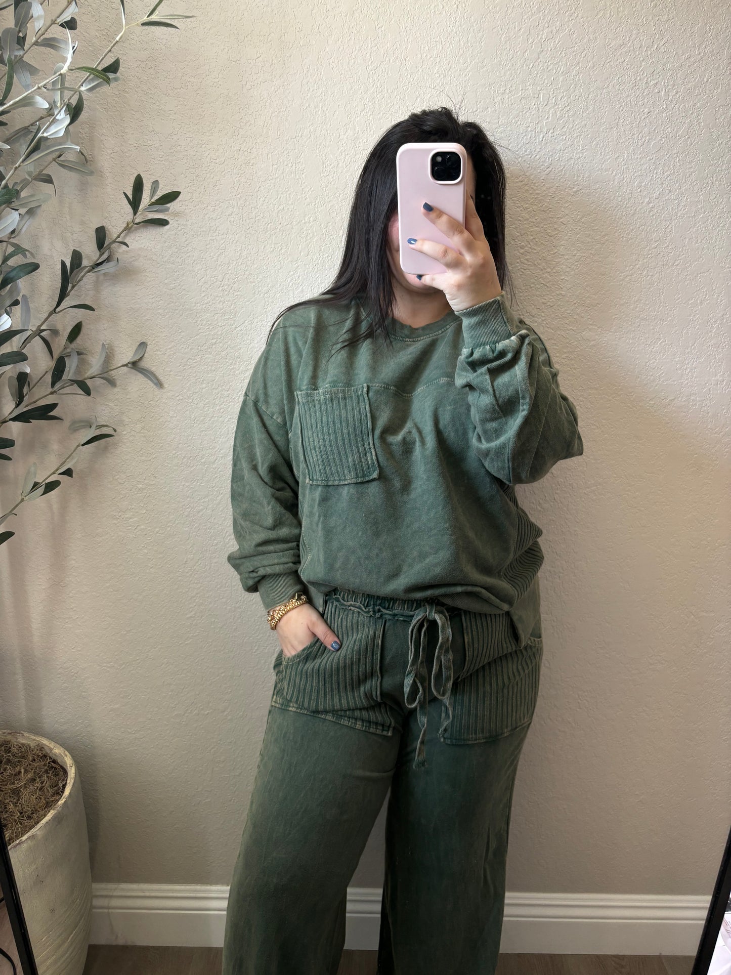 Scarlette Set- Ash Olive