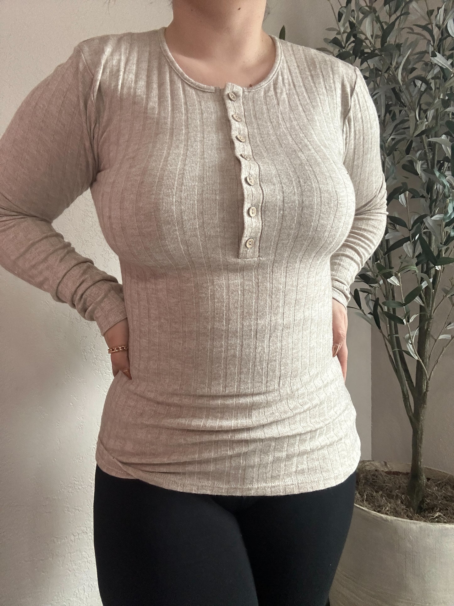 Lina Long Sleeve (Oatmeal)