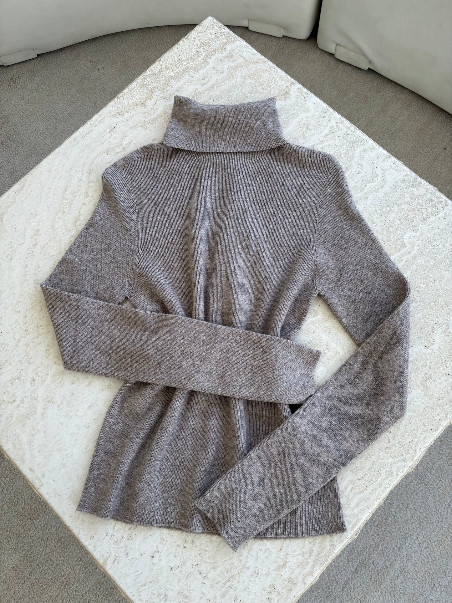 Hazelnut Turtle Neck- Latte