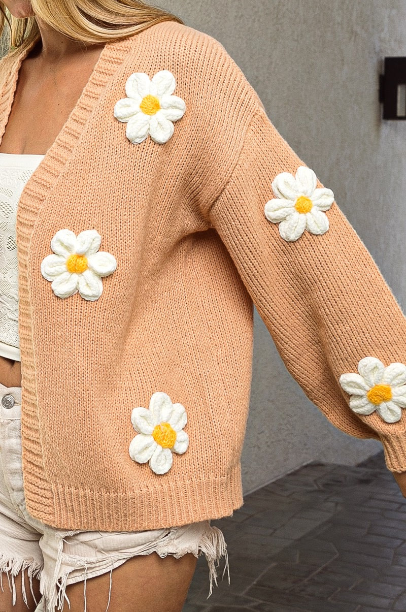 Callie Flower Cardigan (More Colors)