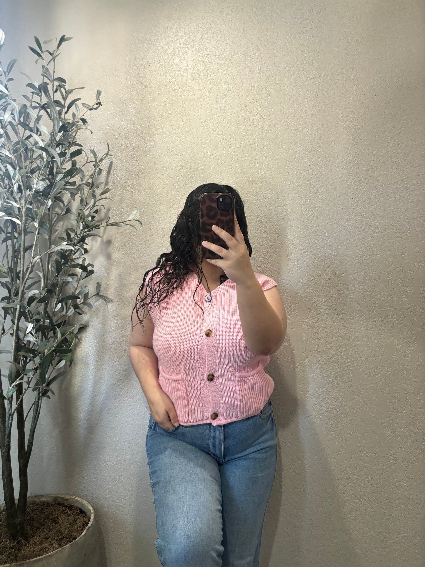 Blushing Babe Sweater Vest