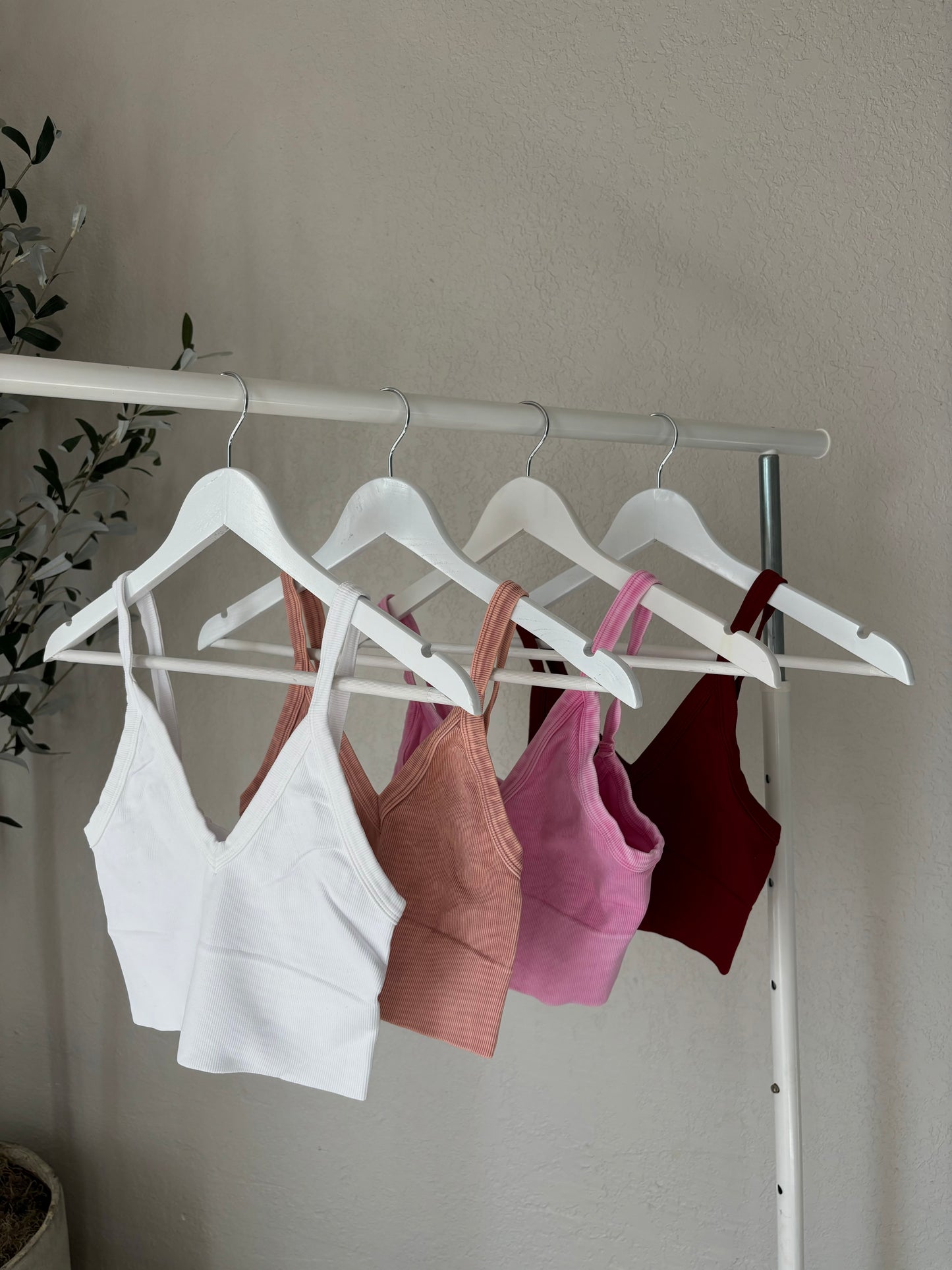 Athena Vintage V-Neck Bralette Tank (More Colors)
