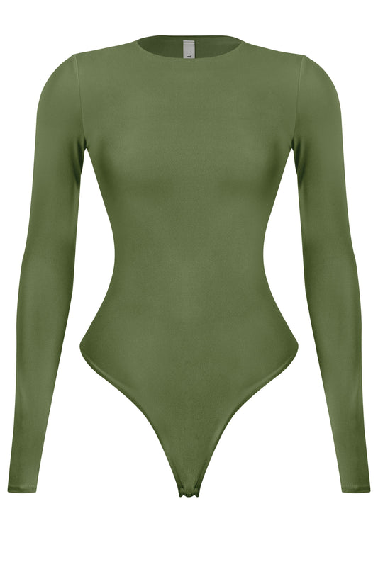 Thalia Bodysuit (Olive)