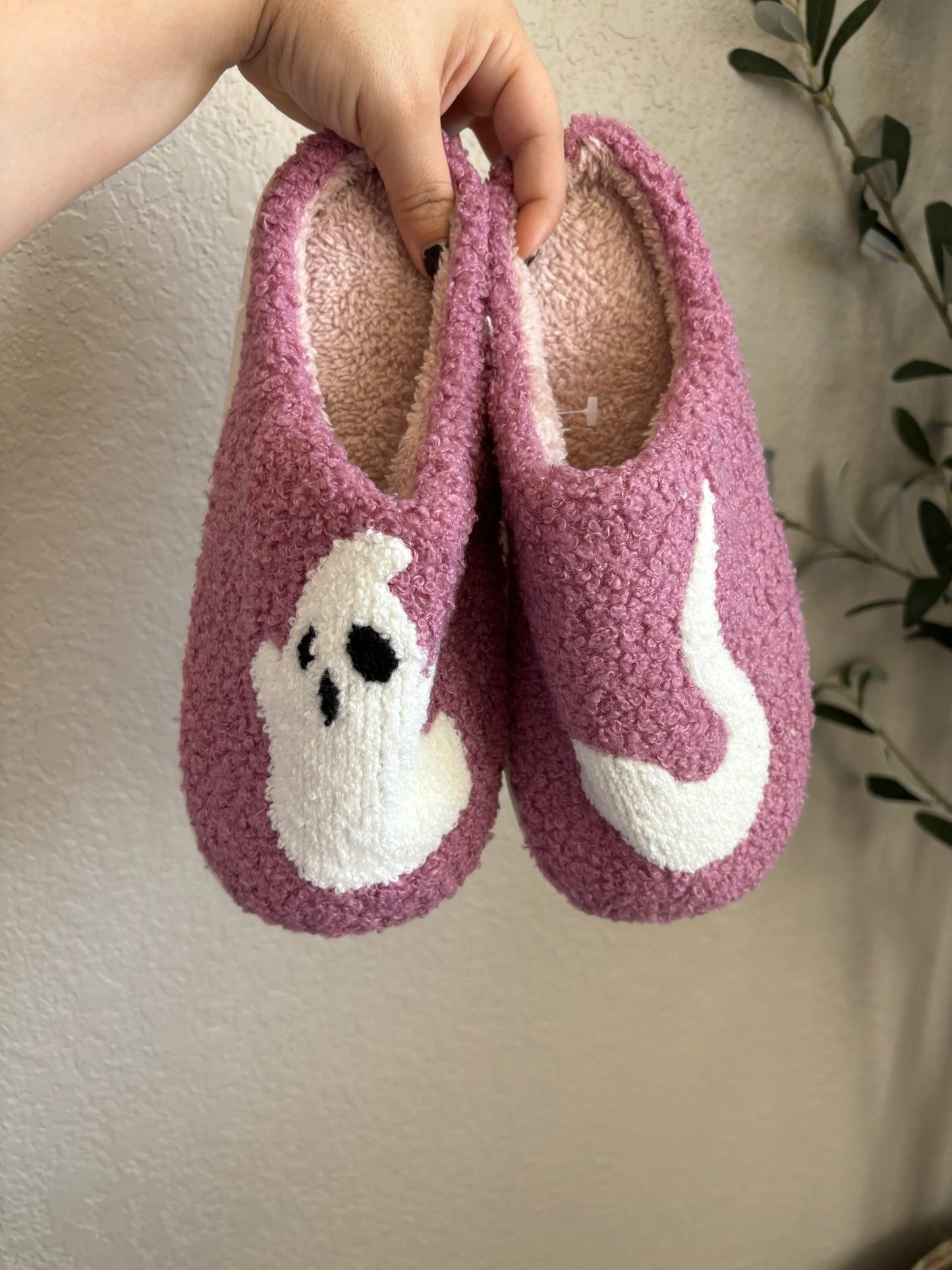 Mauve Ghost Slippers