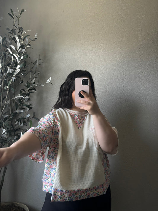 Cottage Bloom Waffle Tee