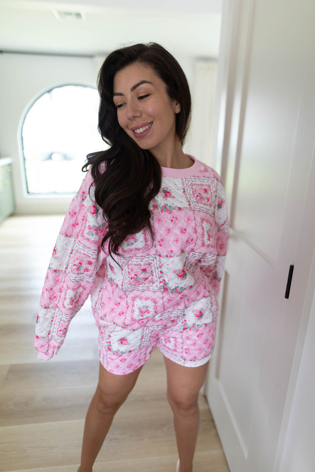 Quilted Set (Fuchsia/Blush Mix)