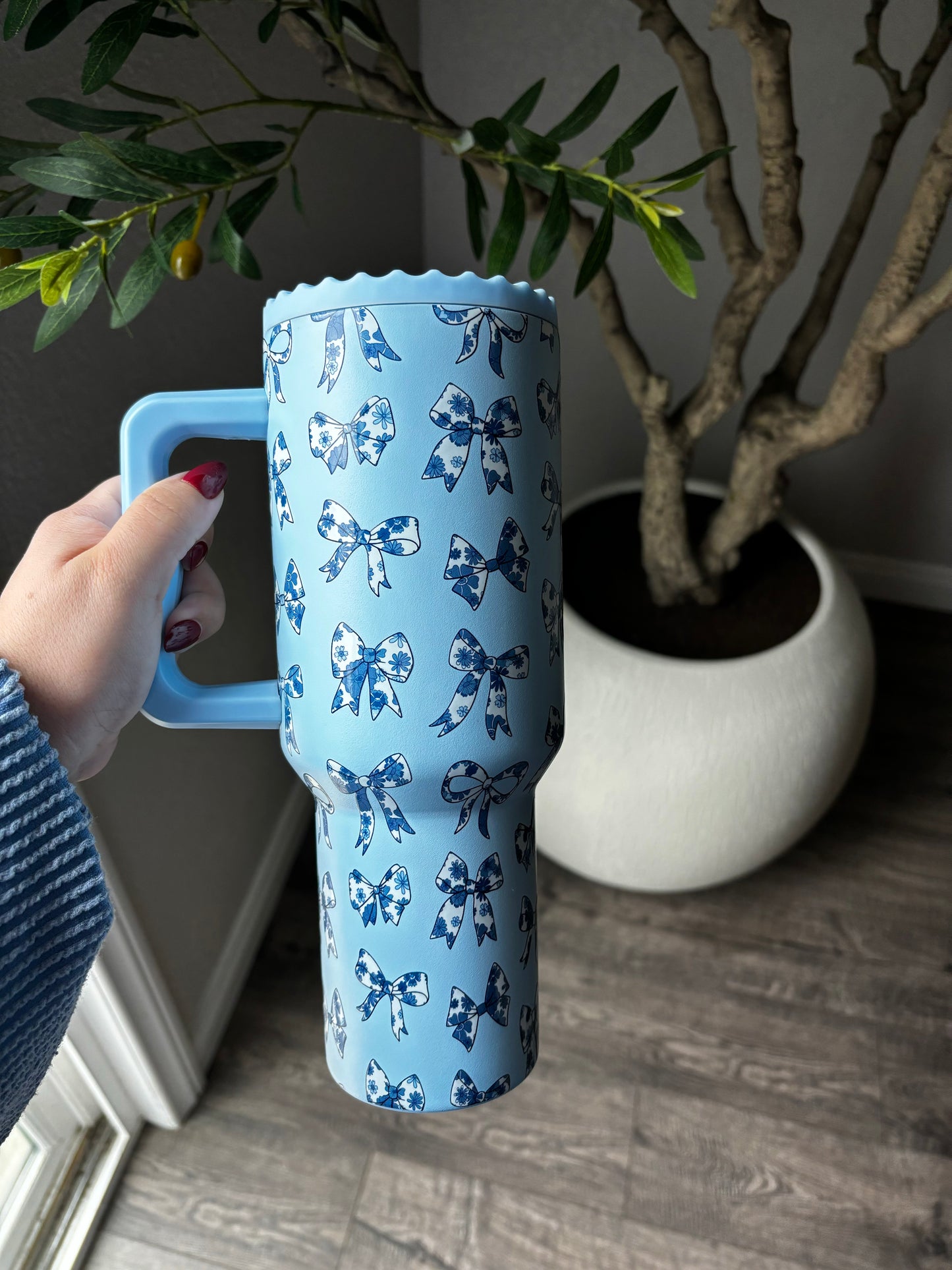 Blue Me Away Tumbler