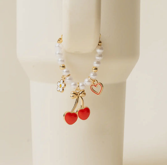 Tumbler Charm- Cherry