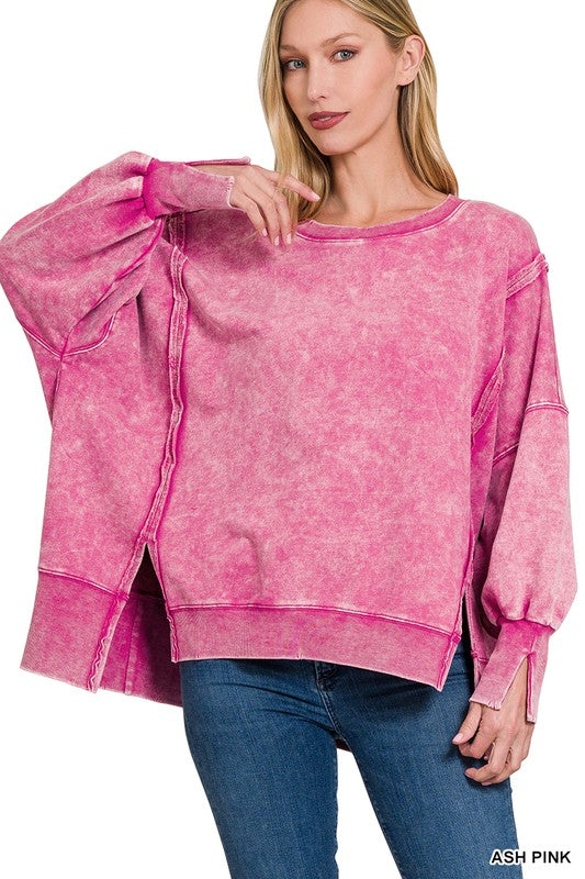 Nelly Pullover (Ash Pink)