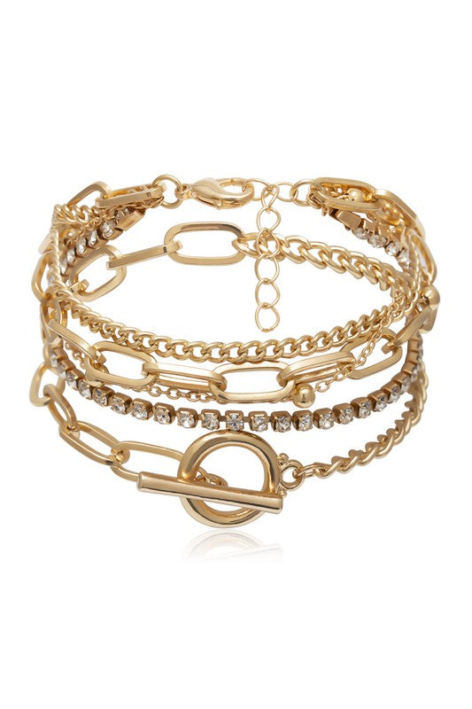 Unbreakable Chains Layered Bracelet Set