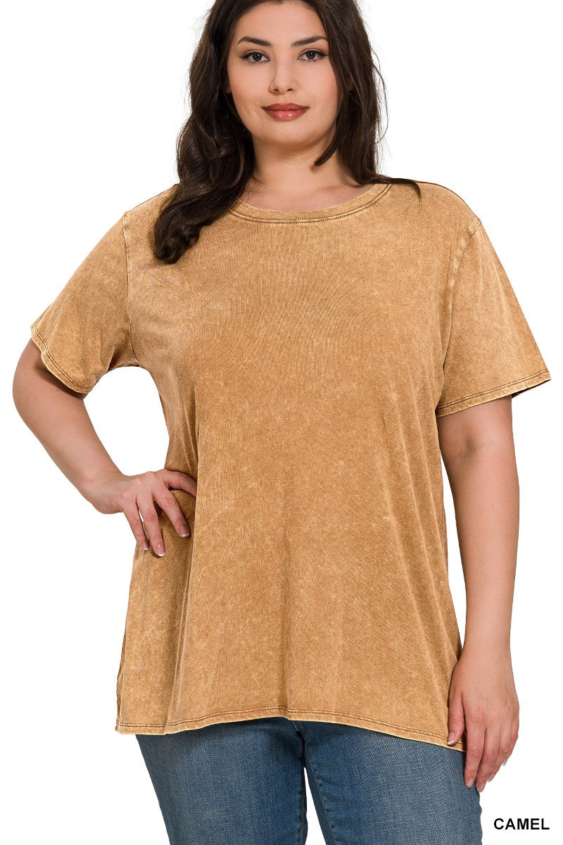 Extra Curvy Ally Washed Tee