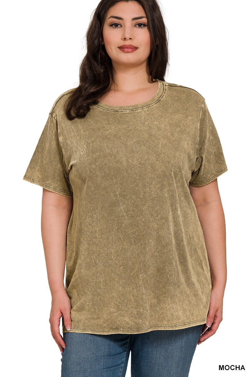 Extra Curvy Ally Washed Tee