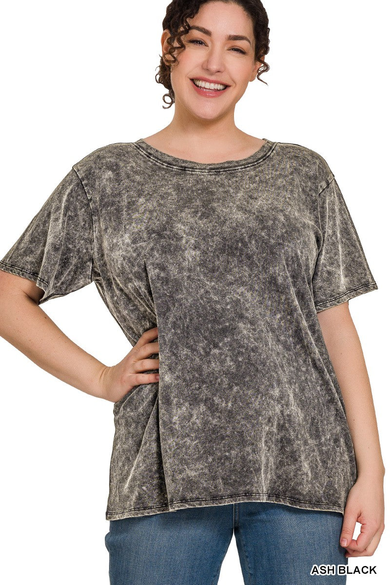 Extra Curvy Ally Washed Tee