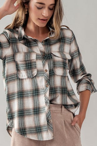 Annie Green Multi Flannel