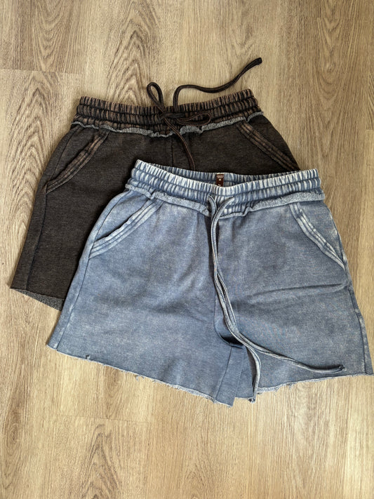 Gia Fleece Drawstring Shorts