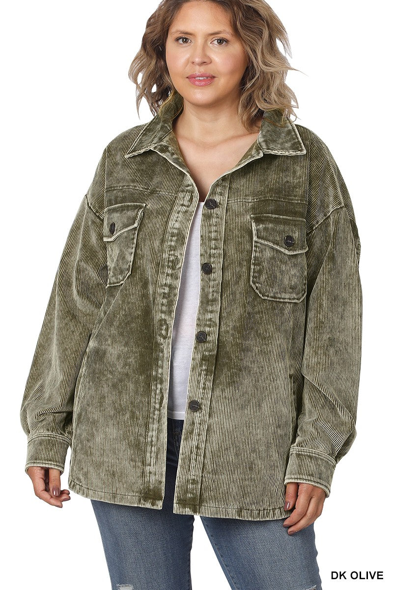 Extra Curvy Vintage Shacket