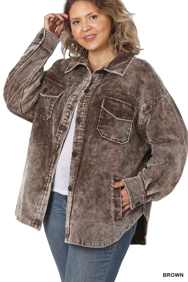 Extra Curvy Vintage Shacket