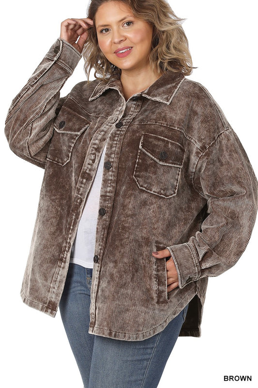 Extra Curvy Vintage Shacket