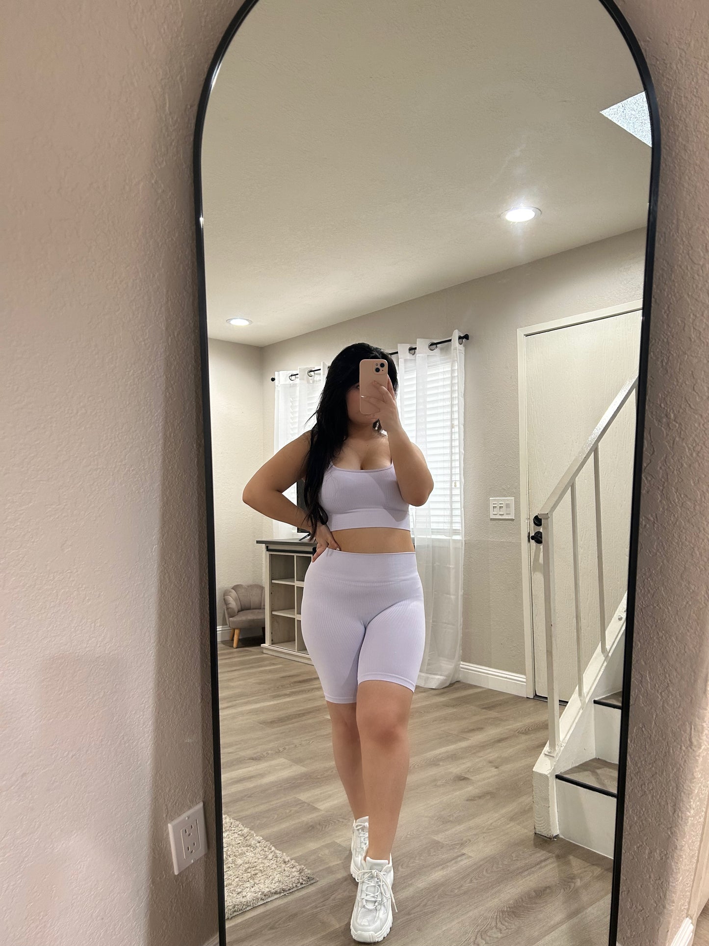 Rosie Biker Shorts (Orchid Petal)