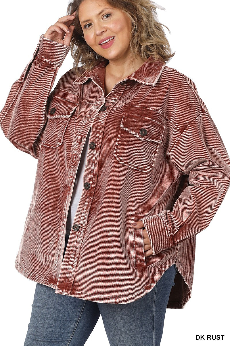 Extra Curvy Vintage Shacket
