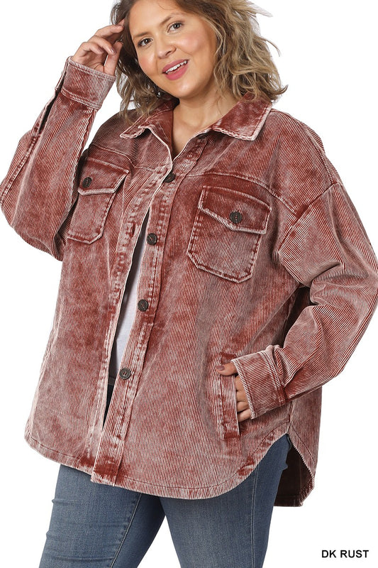 Extra Curvy Vintage Shacket