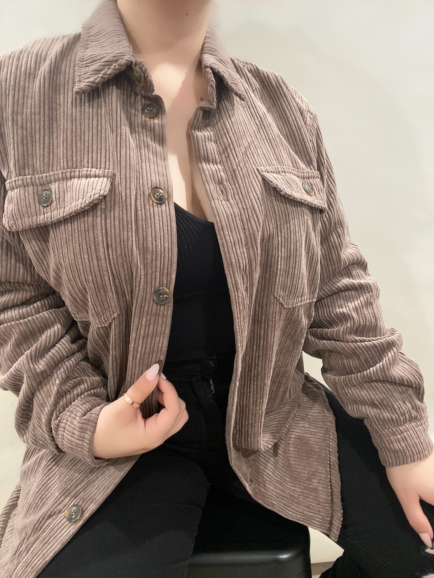 Noelle Corduroy Jacket (Cocoa)