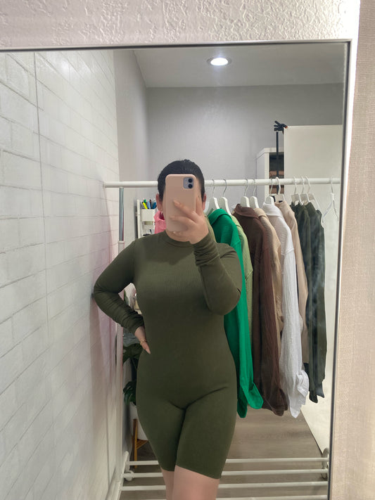 Harper Romper (Olive)