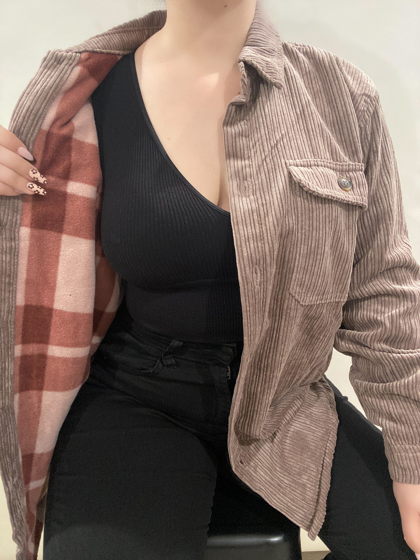 Noelle Corduroy Jacket (Cocoa)