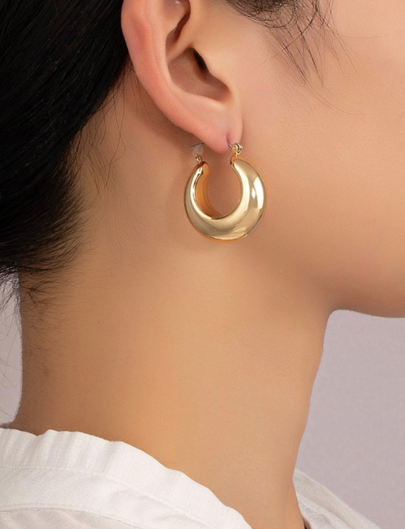 Grace Gold Hoops