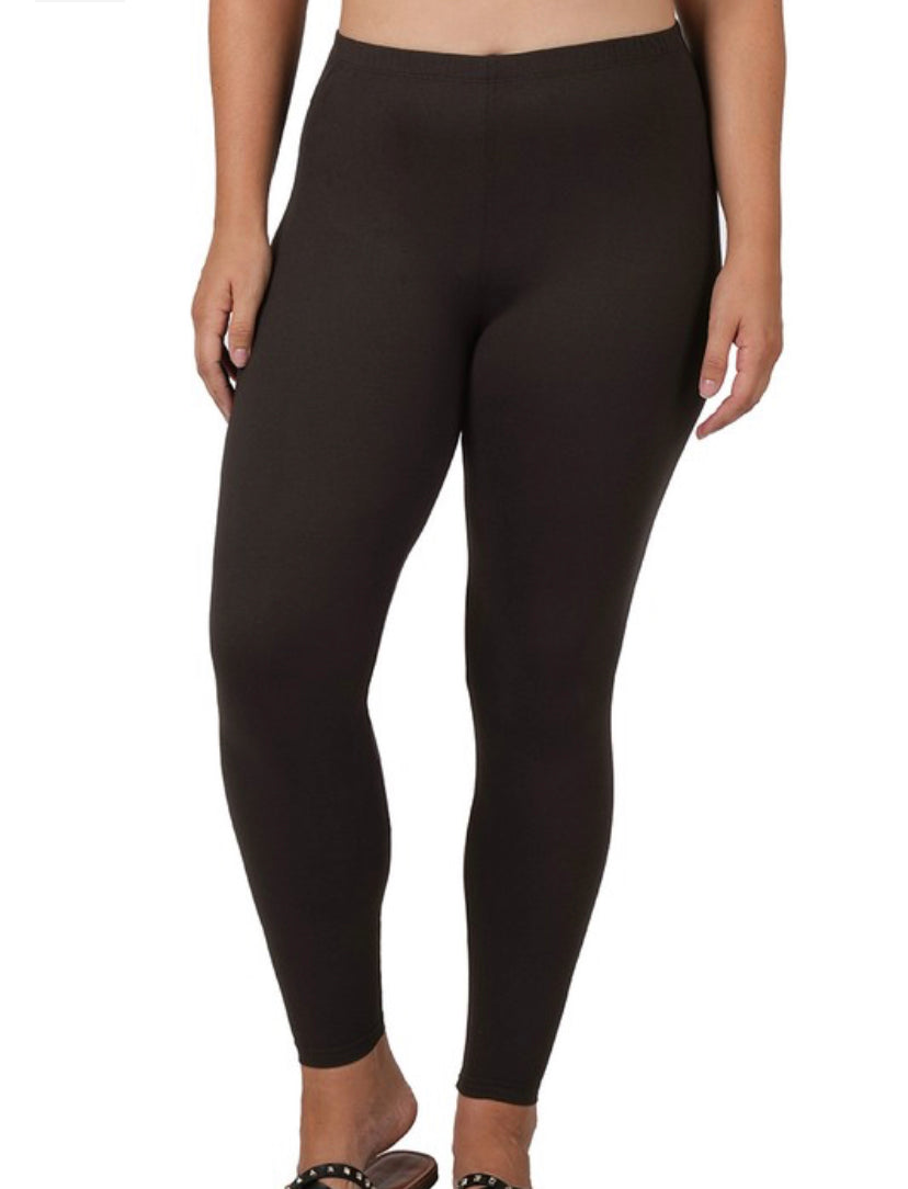 Extra Curvy Terry Leggings (More Colors)