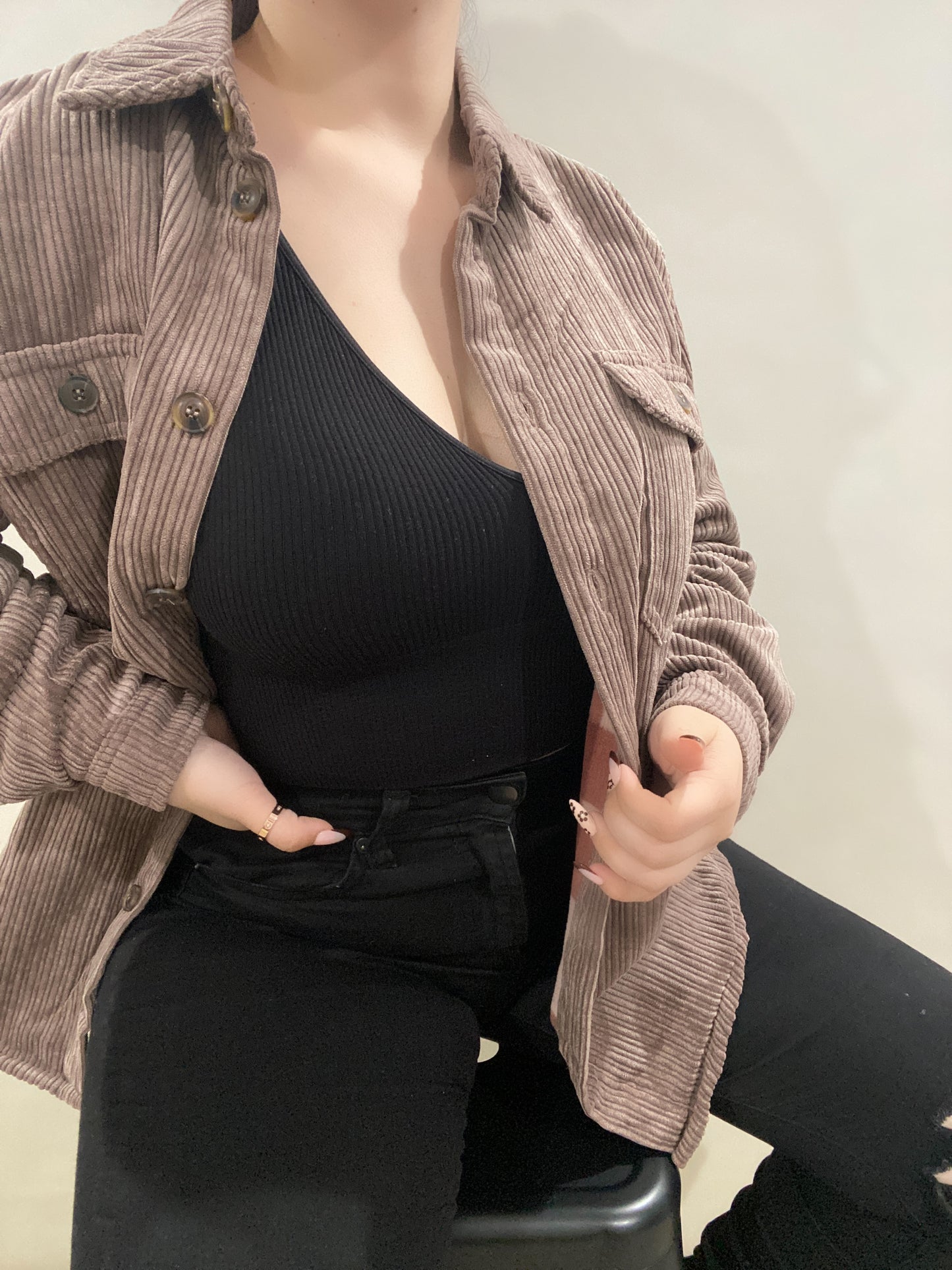 Noelle Corduroy Jacket (Cocoa)